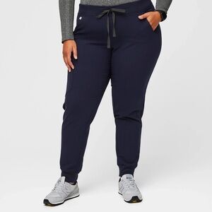 Figs Womens Technical Scrubs Navy blue joggers size XXL  Zamora Nurses Dr
